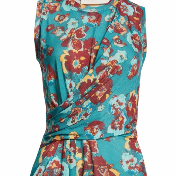 NWT Ulla Johnson Naia Top in Jade Floral M - Picture 4 of 10